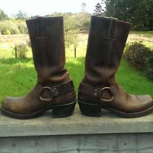 FRYE Women's Harness 12R Boot TAN